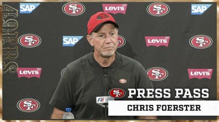 Chris Foerster Biography, Age, Height, Wife, Net Worth, Family