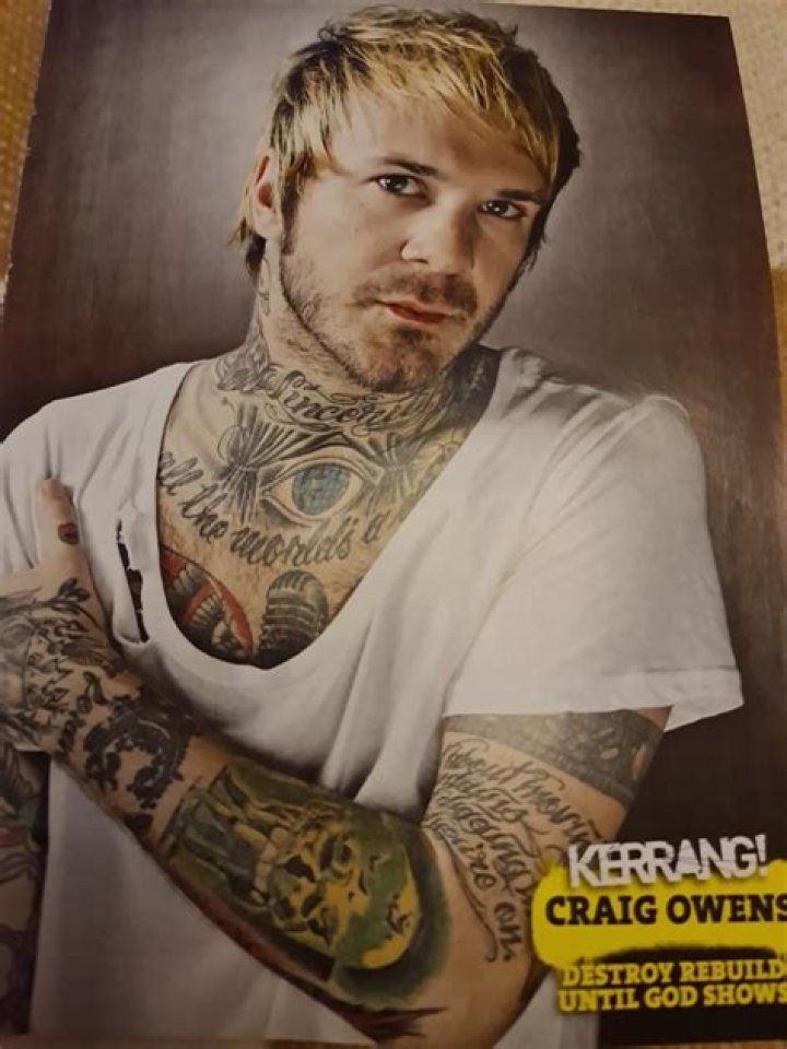 Craig Owens Biography, Age, Height, Wife, Net Worth, Family