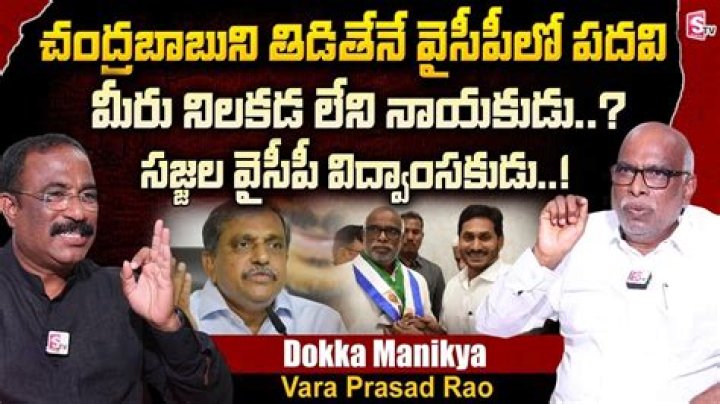 Dokka Manikya Vara Prasad Biography, Age, Height, Wife, Net Worth, Family