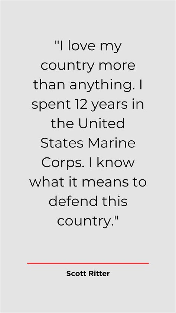 Scott Ritter biografía, edad, altura, esposo, net worth, familia