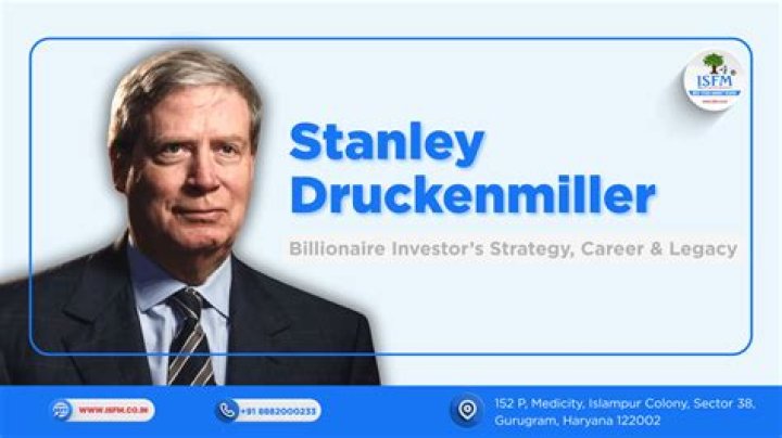 Stanley Druckenmiller Biography, Age, Height, Wife, Net Worth, Family