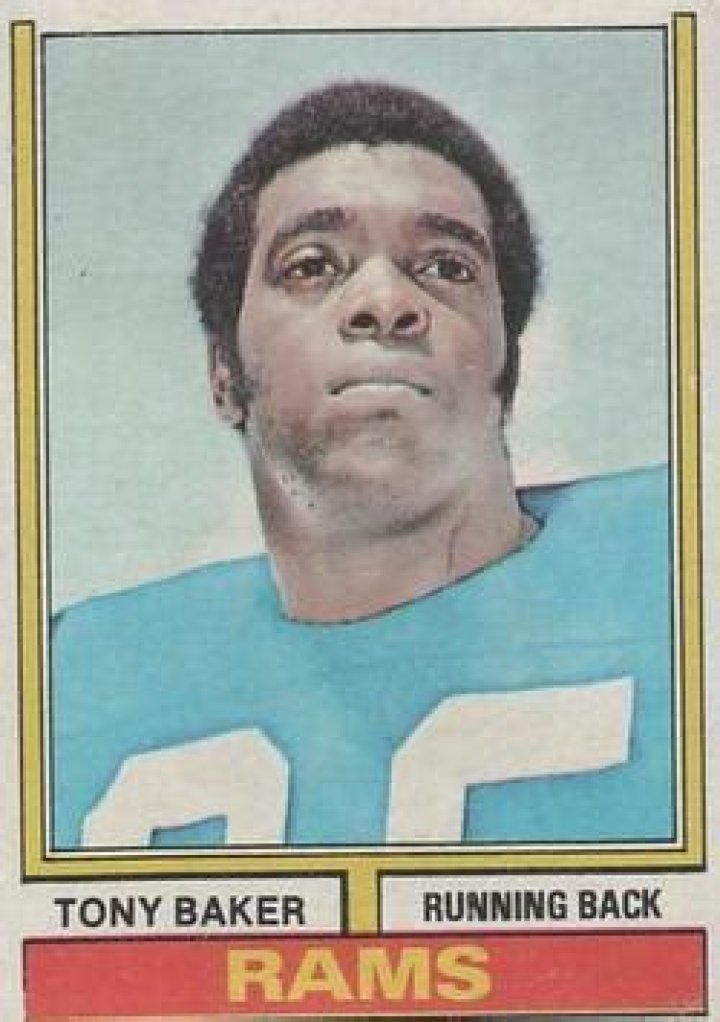 Tony Baker (running back, born 1945) Biography, Age, Height, Wife, Net Worth and Family